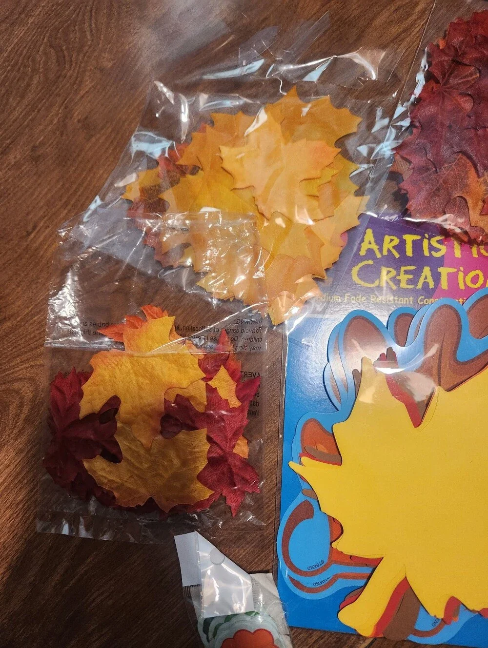 Fall Leaf Decorations - Red, Yellow, Orange